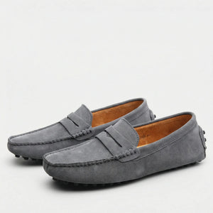 Sliparo - Slip-On Penny Loafer For Men Gray