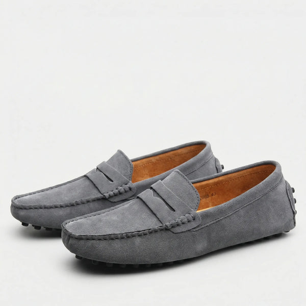 Sliparo - Slip-On Penny Loafer For Men Gray