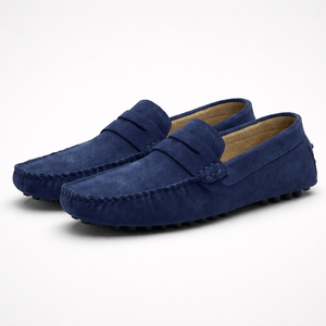 Sliparo - Slip-On Penny Loafer For Men Navy Blue