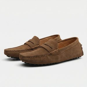 Sliparo - Slip-On Penny Loafer For Men Brown
