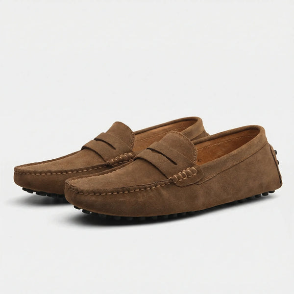 Sliparo - Slip-On Penny Loafer For Men Brown