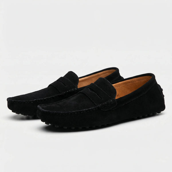 Sliparo - Slip-On Penny Loafer For Men Black