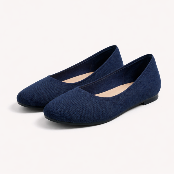 Slipova - Slip-On Flat With Cushioned Insole Blue