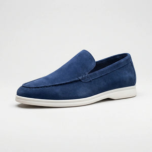 Slipvano - Slip-On Loafer With Flat White Sole Blue
