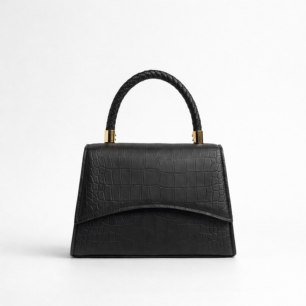 Stexona - Structured Top-Handle Crossbody Bag