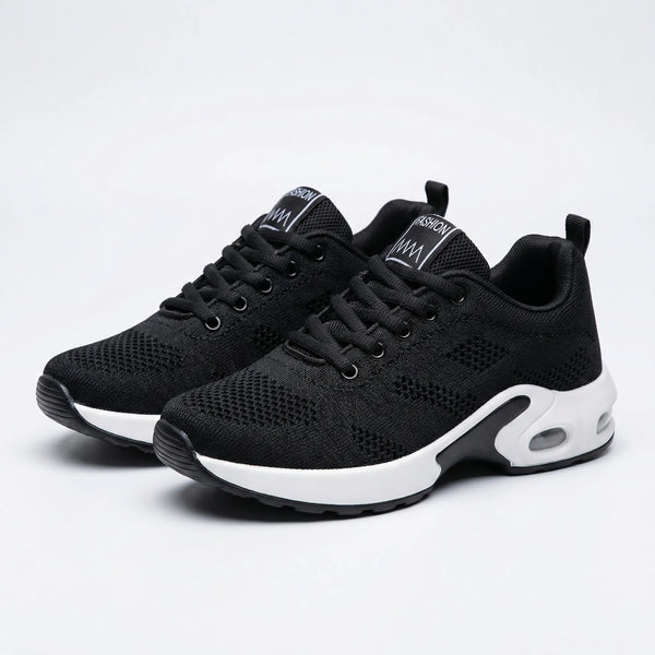 Strideva - Orthopedic Cushioned Women's Running Shoe Black