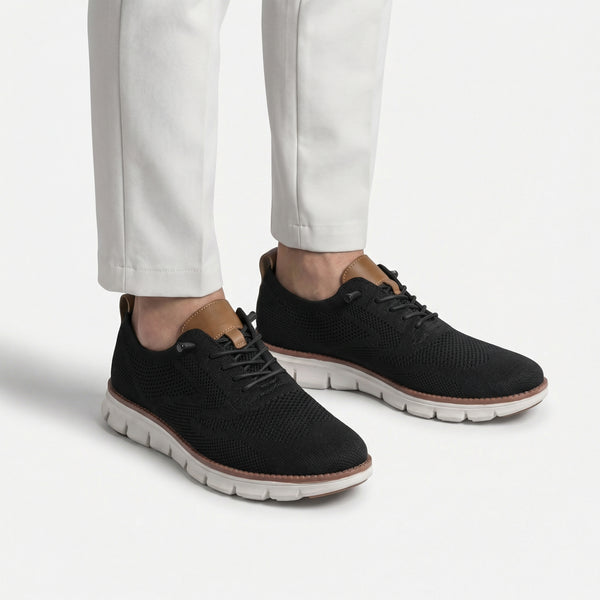 Stridex - Breathable Knit Lace-Up Walking Shoe