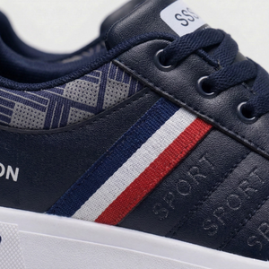 Strikov - Low-Top Lace-Up Casual Sneaker