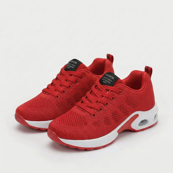 Strydex - Women's Lace-Up Orthopedic Support Sneaker Red