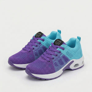 Strydex - Women's Lace-Up Orthopedic Support Sneaker Turquoise-Purple