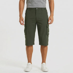 Trailvex - Quick-Dry Men's Cargo Shorts Olive Green