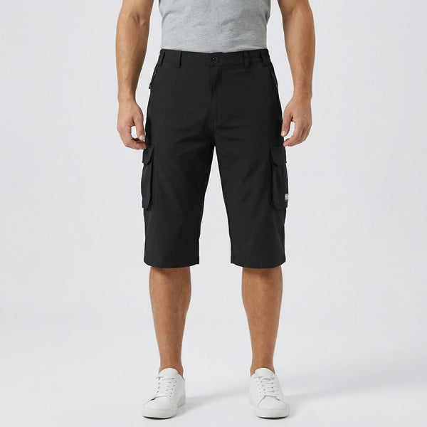 Trailvex - Quick-Dry Men's Cargo Shorts Black