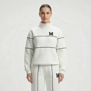 Trekvia - Half-Zip Sweater And Jogger Set