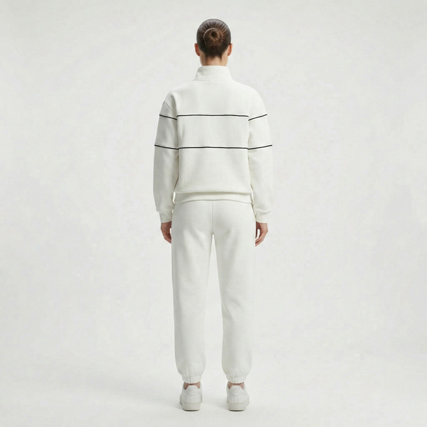 Trekvia - Half-Zip Sweater And Jogger Set