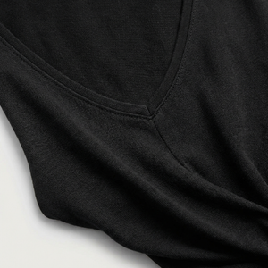 Twivera - Short Sleeve V-Neck Twist Top