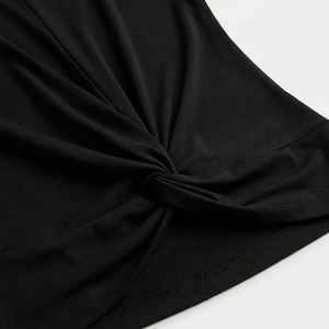 Twivera - Short Sleeve V-Neck Twist Top