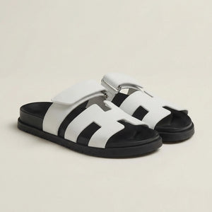 Valenzo - Italian-Inspired Open-Toe Slide Sandal White