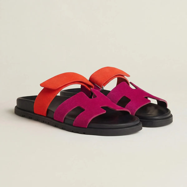 Valenzo - Italian-Inspired Open-Toe Slide Sandal Tropical