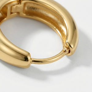Vaulto - Chunky Oval Hoop Drop Earrings