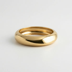 Vaultrex - Geometric Open Cuff Bangle Bracelet Gold 3