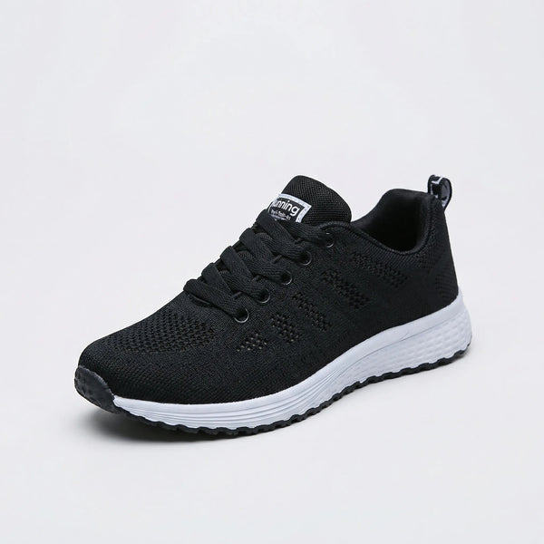 Vellura - Lightweight Lace-Up Women's Sneaker Black
