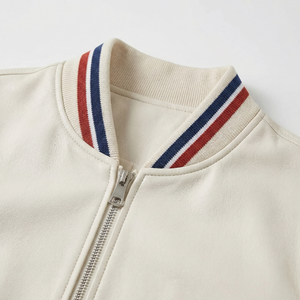 Veltron - Zip-Front Athletic Bomber Jacket