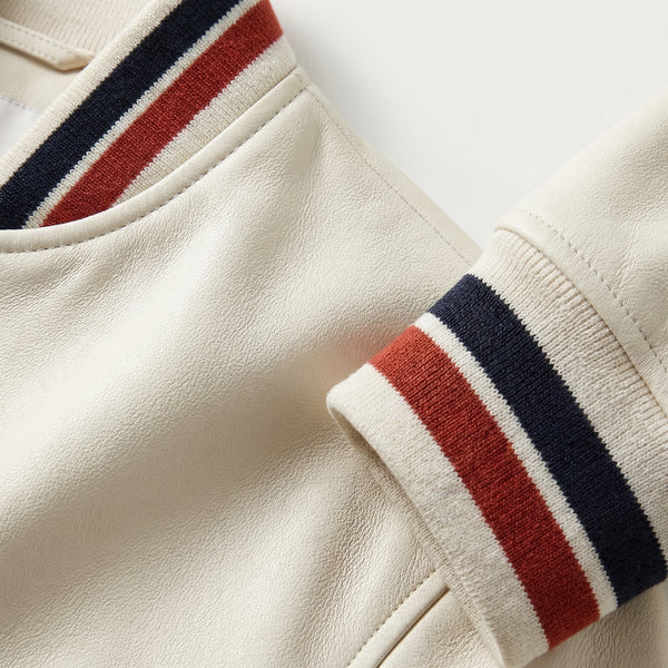 Veltron - Zip-Front Athletic Bomber Jacket