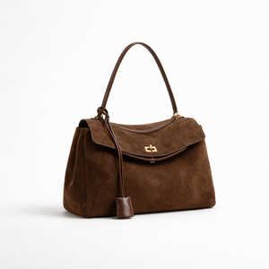 Veluxby - Vintage-Inspired Top-Handle Shoulder Bag