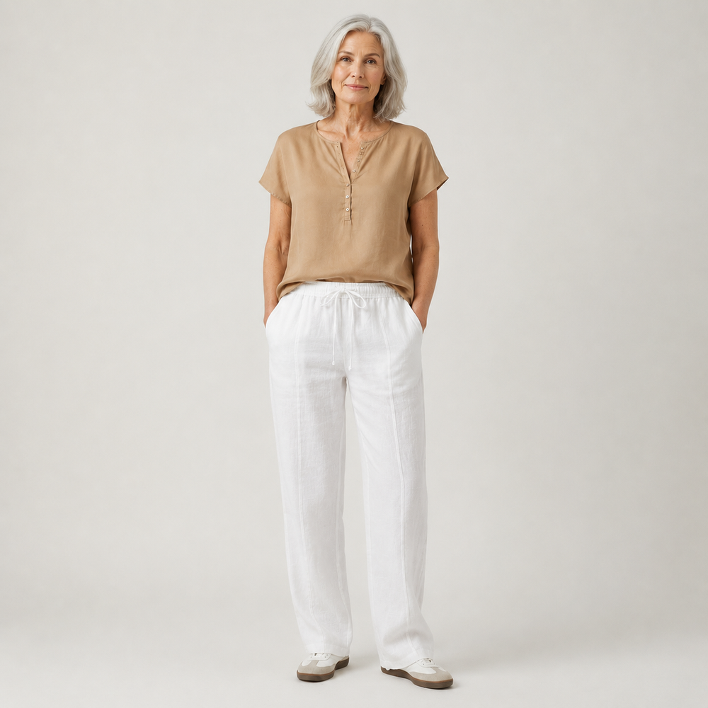 Veluxe - V-Neck Short Sleeve Women's Top