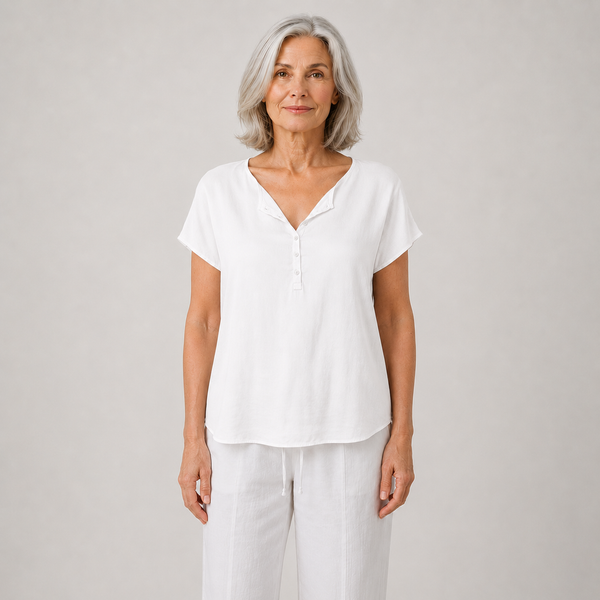 Veluxe - V-Neck Short Sleeve Women's Top