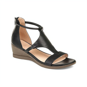 Velvoria - Supportive Wedge Ankle-Strap Sandal