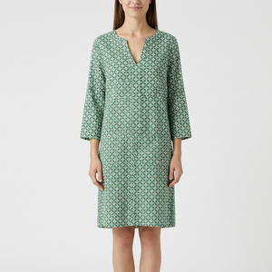 Verdala - Loose Fit Printed Knee-Length Dress