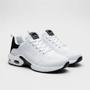 Vexalo - Lace-Up Air Cushion Sneaker White