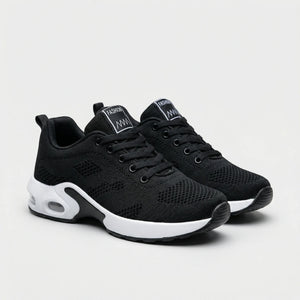Vexalo - Lace-Up Air Cushion Sneaker Black