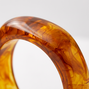 Vorbella - Wide Chunky Polygonal Bangle Bracelet