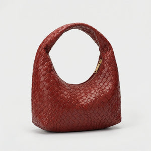 Vovella - Woven Embossed Hobo Shoulder Bag