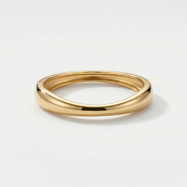 Vyntrix - Geometric Cuff Bangle Bracelet Gold 2430