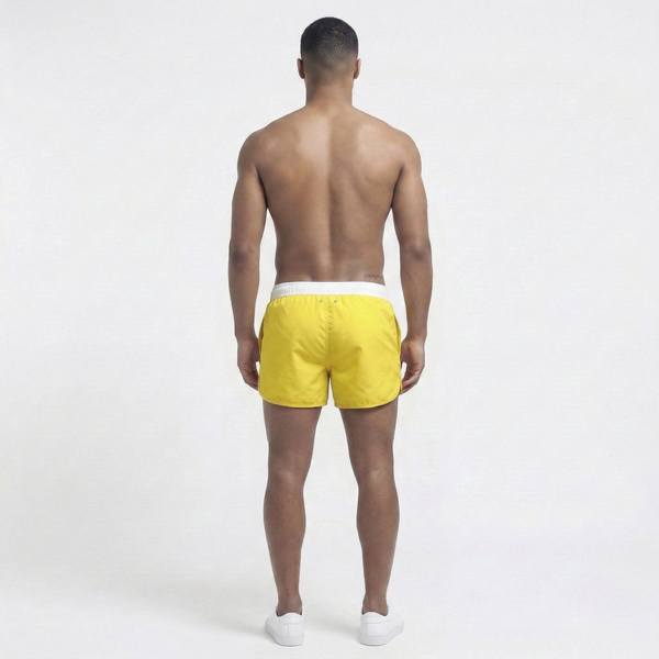 Wavzen - Solid Color Men's Swim Shorts