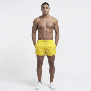 Wavzen - Solid Color Men's Swim Shorts