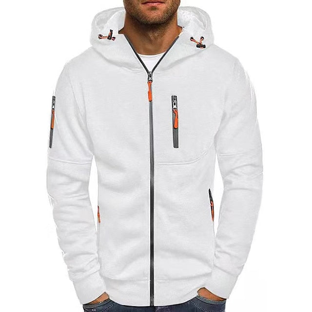 Austin | Men’s Hooded Hoodie White