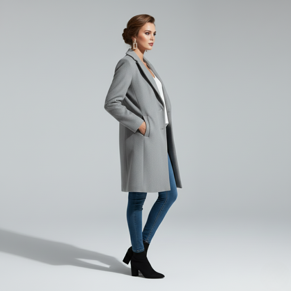 Bella | Women's Button Front Overcoat