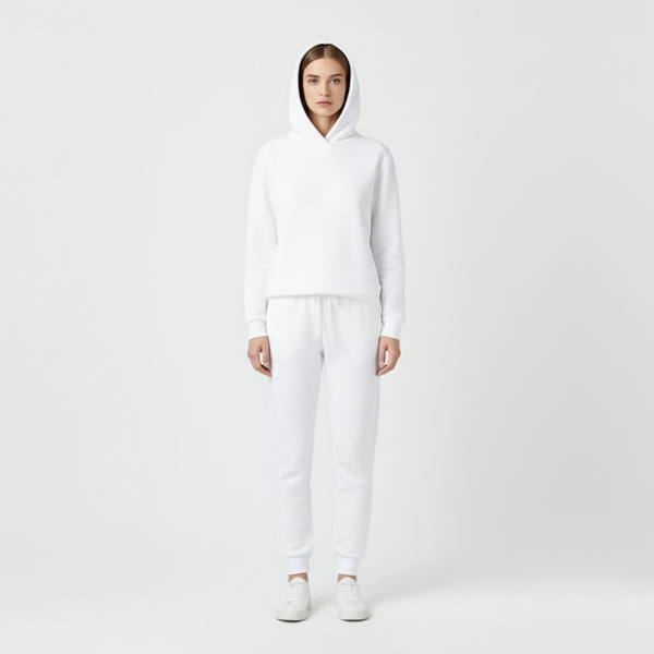Chloe | Women’s Active Jogging Set White