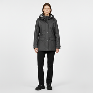 Faith | Women's 3-in-1 Waterproof Hiking Jacket Dark Grey