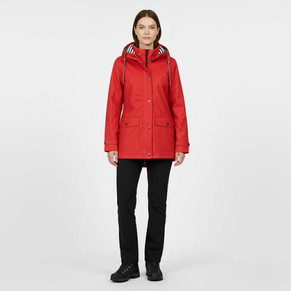 Faith | Women's 3-in-1 Waterproof Hiking Jacket Red