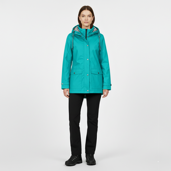 Faith | Women's 3-in-1 Waterproof Hiking Jacket Turquoise