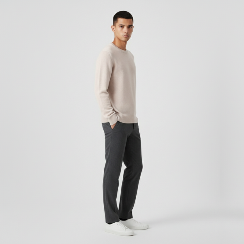Frankie | Men’s Premium Sweater Beige