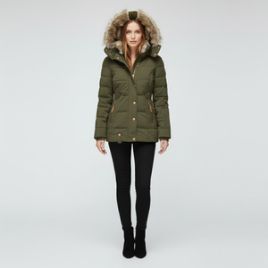 Freya | Women’s Waterproof Winter Jacket Green