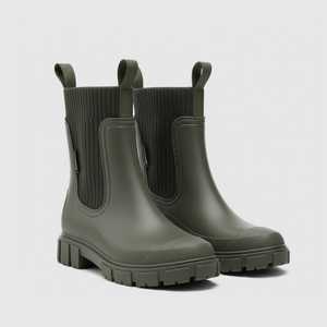 Georgia | Womens Waterproof Wellington Boots Green