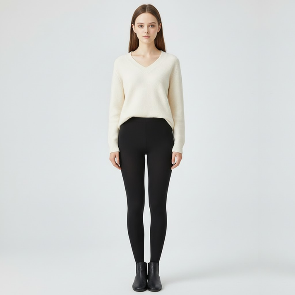 Grace | Women’s Premium Winter Leggings Black