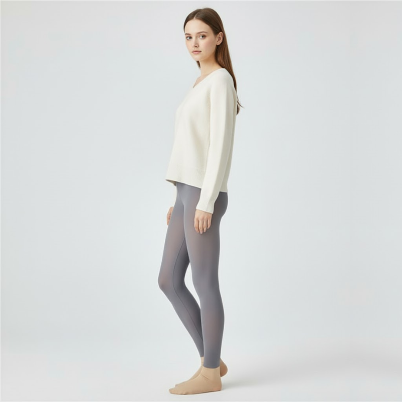 Grace | Women’s Premium Winter Leggings Grey